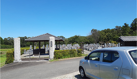東渓苑のアプローチ 